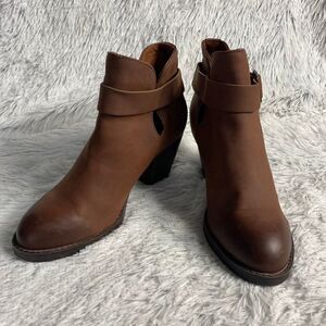 BC Footwear Brown Cuddle Ankle Boots